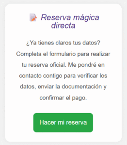 Completa este formulario si ya sabes lo que quieres y quieres hacer tu reserva oficial conmigo. 